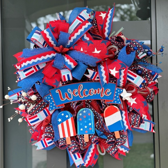 Welcome Patriotic Wreath 🇺🇸 - Picture 6 of 8